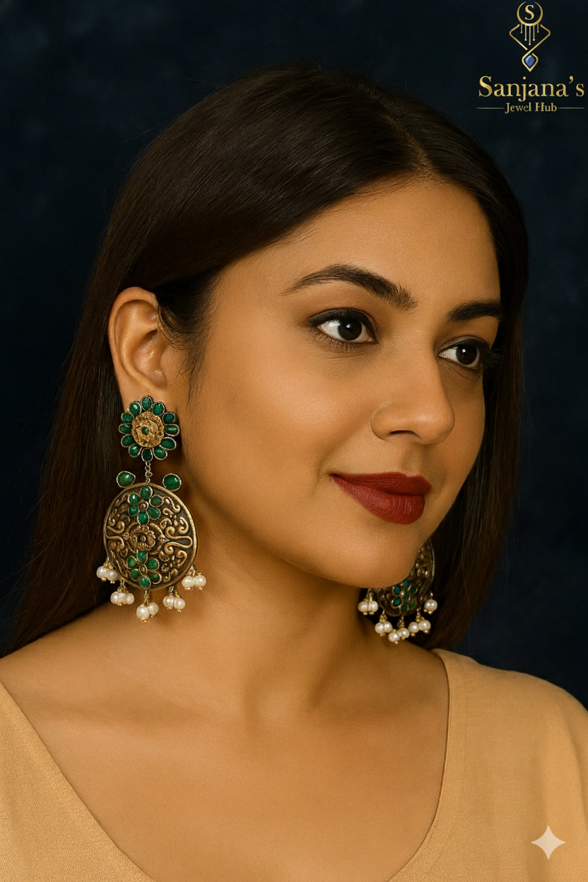 German Silver Earrings