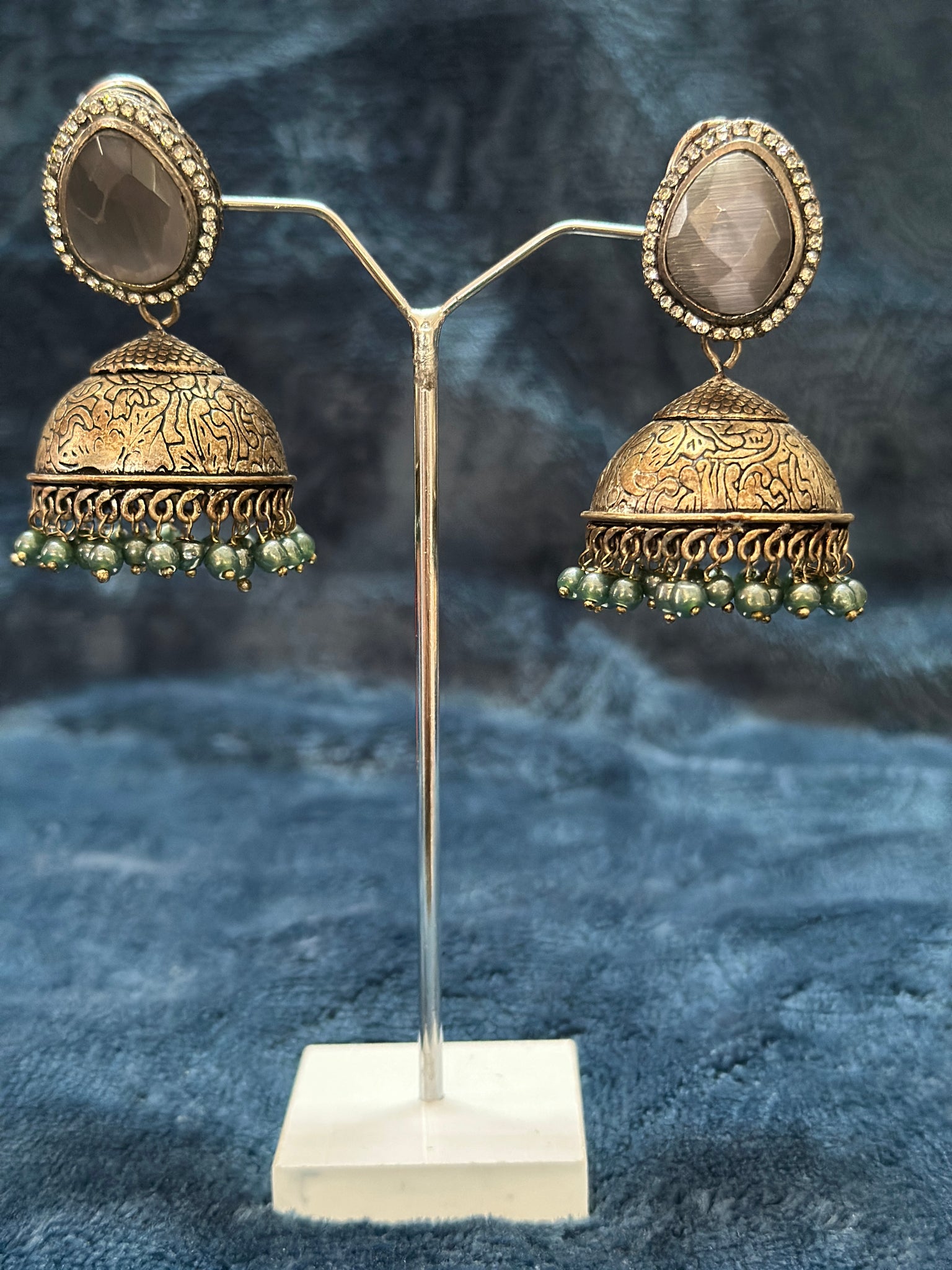 German Silver Jhumka