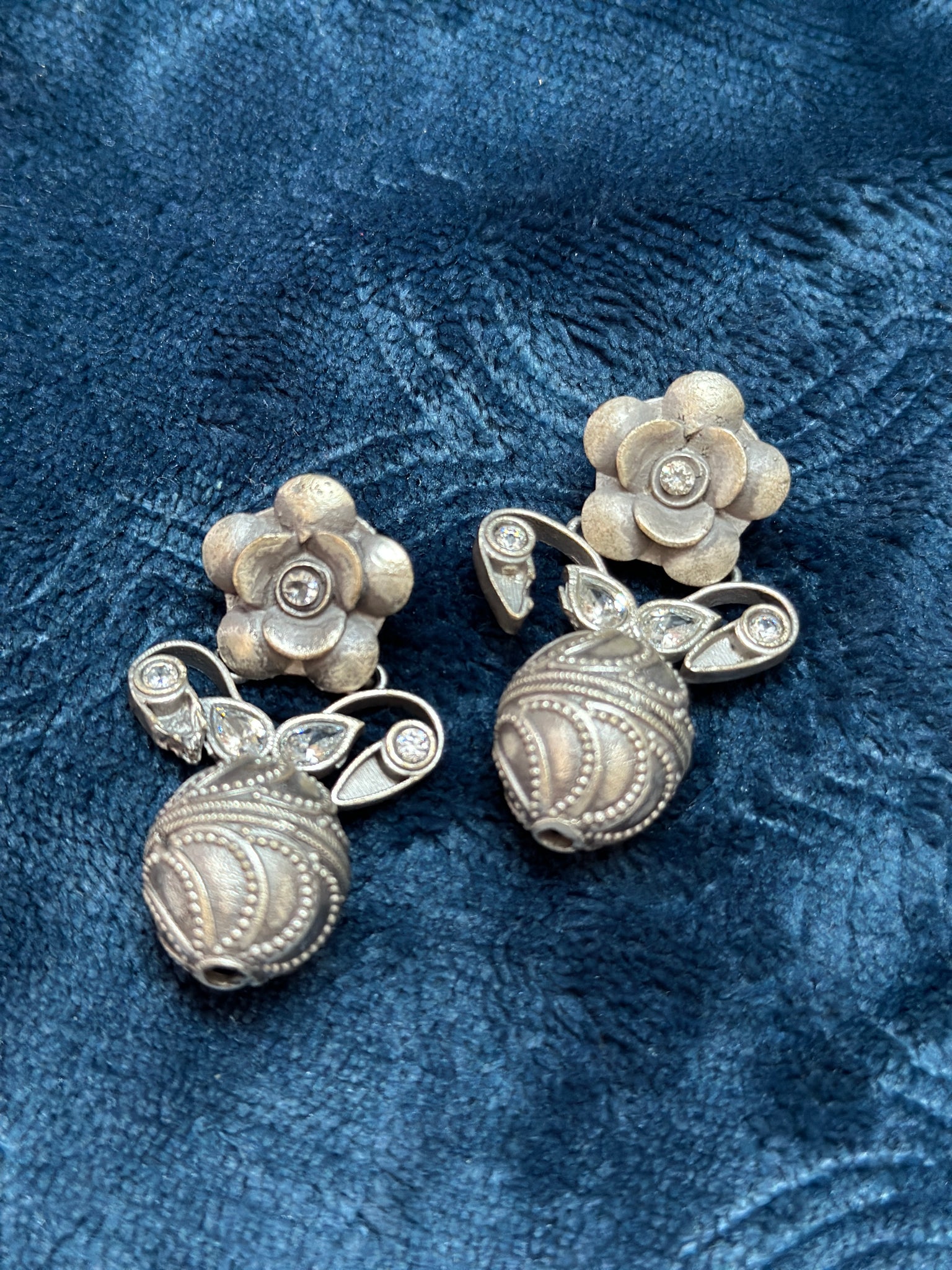 German Silver Earrings
