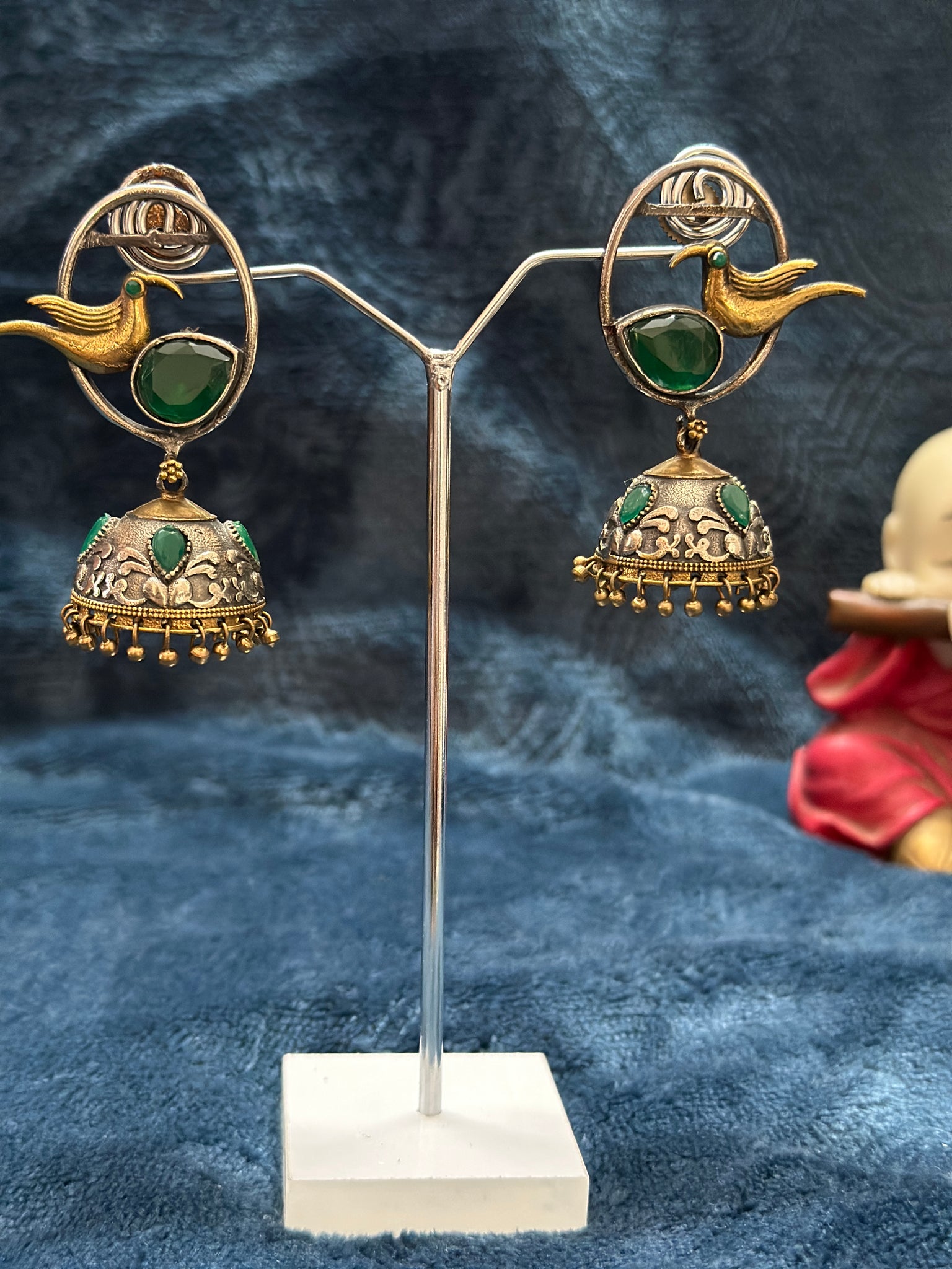 German Silver Jhumkas