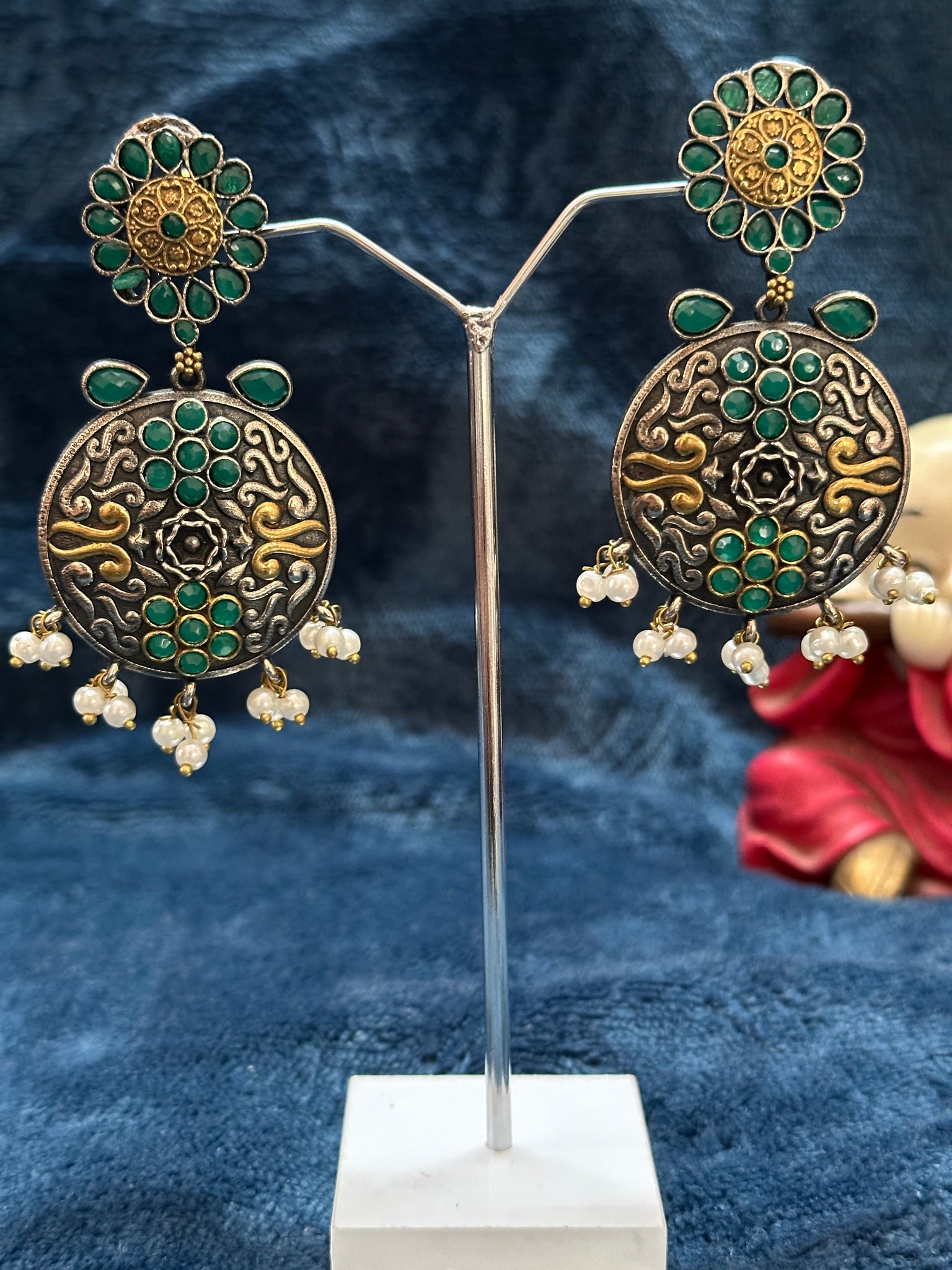 German Silver Earrings