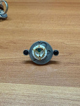 Adjustable German silver jadau kundan ring